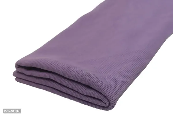 MODESTTRIMS Ribbing Material for T-Shirts: Ideal for Waistbands, Neckbands, and Cuffs Trim (Purple)-thumb0