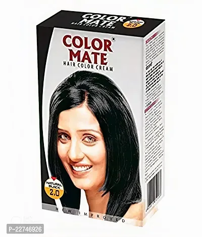 Color Mate Hair Colour Cream, 130Ml - Natural Black-thumb0