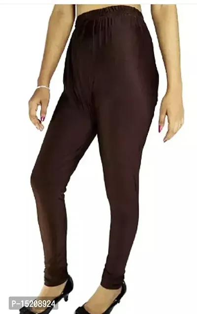 Women's New Mix Brand Solid Color Seamless Fleece Lined Leggings. - Fleece  Lined - 2