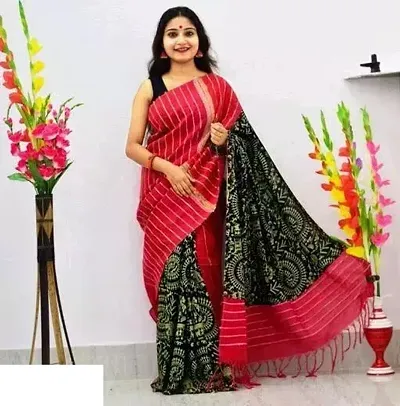 Khesh Cotton Printed Sarees