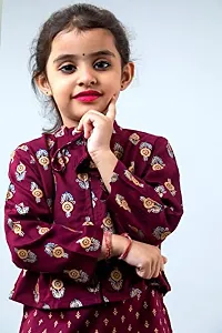 Jaanya Girl of kids ethnic wear set-thumb4