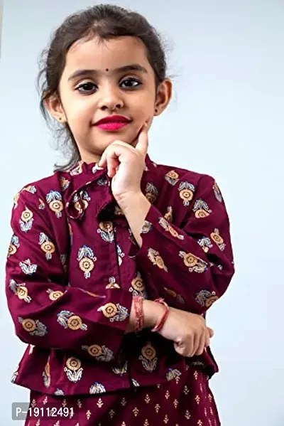 Jaanya Girl of kids ethnic wear set-thumb5