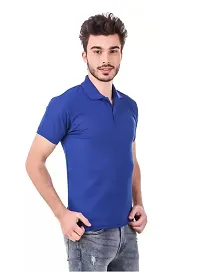 3 ARROWS Poly-Cotton (Mattey) Fabric Polo Collar T-shirts For Men, Casual wear, Formal wear - Pack of 2-thumb2