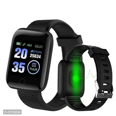 Bluetooth D116 Smart Watch with Heart Rate Monitor