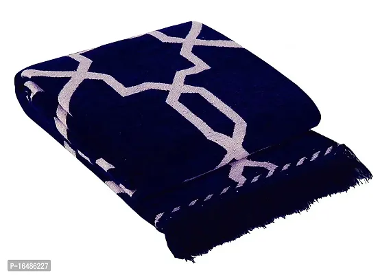 Moninfinity Velvet Carpet 60 inch x 84 inch | 150 cm x 210 cm | 5 Feet x 7 Feet Blue (C 23)-thumb3