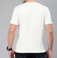 Plain White Colour Half Sleevs T Shirt for Mens-thumb1