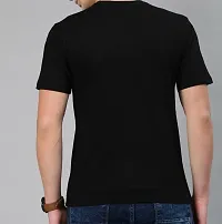 Plain Black Half Sleevs T Shirt for Mens-thumb1