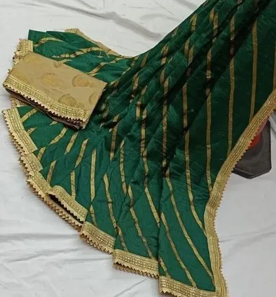 Best Selling Art Silk Saree with Blouse piece 