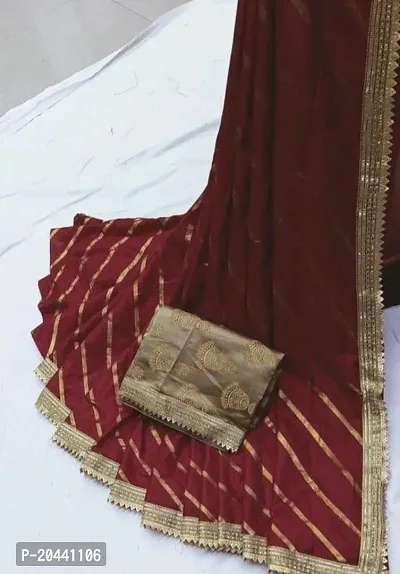 Stylish Art Silk Saree With Blouse Piece For Women