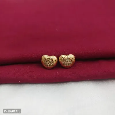 American Diamond Alloy Gold Plated Earrings Set For Girl's  Women's -thumb0