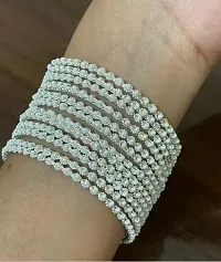 12 Silver set of bangles-thumb2