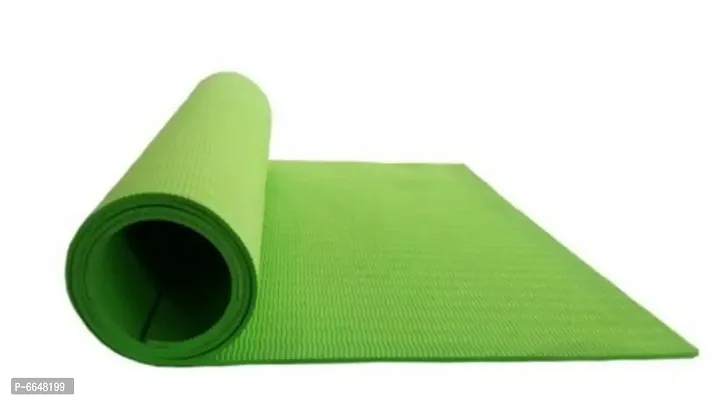 Yoga and Exercise mat of 4mm home product gym product (green) Yoga Mat for men and women pack of 1 color may vary due to photoshoot-thumb0