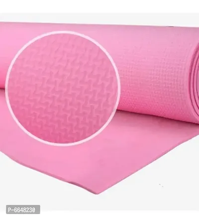 Yoga and Exercise mat of 4mm home product gym product (pink) Yoga Mat for men and women pack of 1 color may vary due to photoshoot