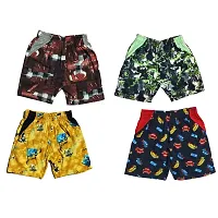 Stylish Cotton Shorts for Boys Pack of 4-thumb1