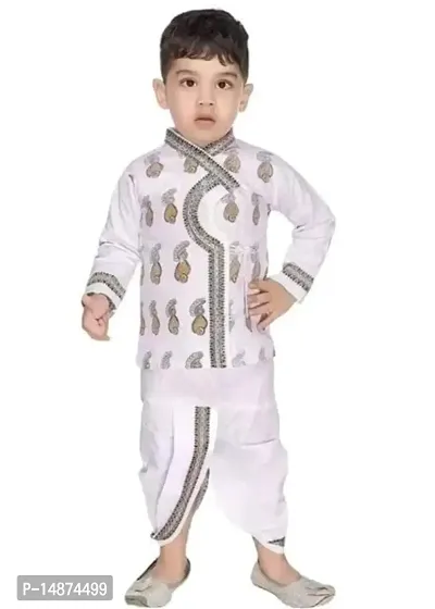 white kurta pajam for kids boy