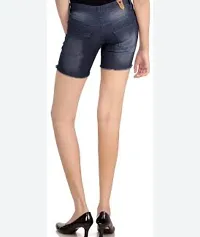 Women's Casual Denim Shorts Sexy Jeans High Waist Slim Hole Shorts Pants with Pockets (Pack of 1) (28)-thumb3