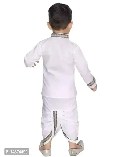 white kurta pajam for kids boy-thumb2