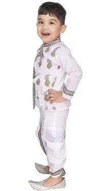 white kurta pajam for kids boy-thumb2