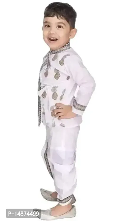 white kurta pajam for kids boy-thumb3