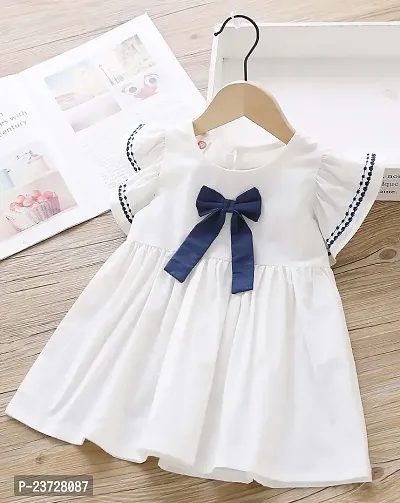 Stylish Trendy Cotton Blend Frocks For Girl-thumb0