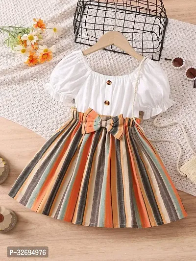 Beautiful Cotton Printed Frock For Girls