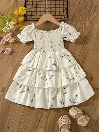 Beautiful Cotton Printed Frock For Girls-thumb1