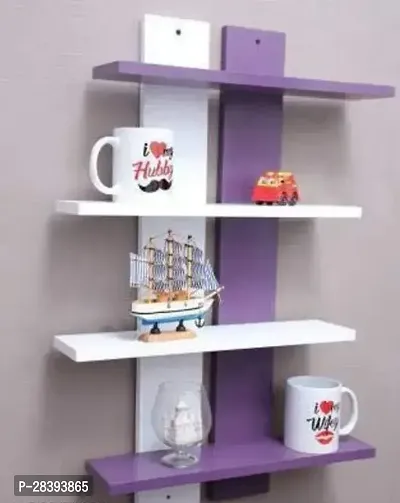 Modern MDF Solid Wall Mounted Shelf-thumb0