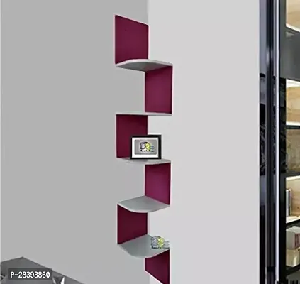 Modern MDF Solid Wall Mounted Shelf-thumb0