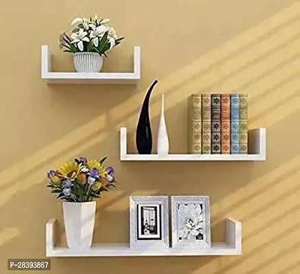 Modern MDF Solid Wall Mounted Shelf-thumb0