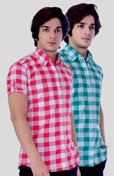 Best Selling Polycotton Short Sleeves Casual Shirt 