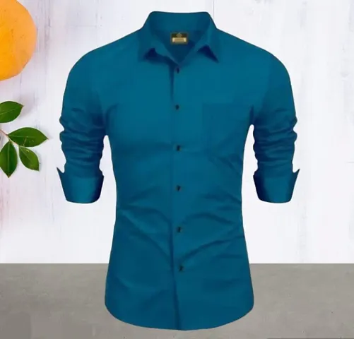 Classic Solid Casual Shirts for Men