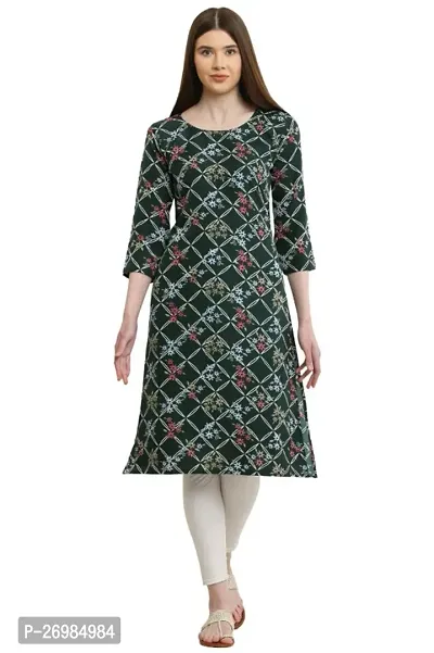 Classic Crepe Printed Kurti for Women