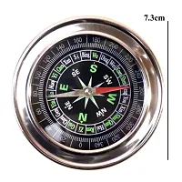 BANSIGOODS Big Compass Stainless Steel Directional Military Magnetic Compass (7.3 cm) for Feng Shui/Travel-thumb1