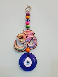 Om Design Evil Eye Hanging?Showpiece ?Display Item for Protection, Wealth, Luck, and Stability for Vastu / Feng Shui Remedy, Good Plastic and Resin Quality, 1 Pack in Multicolor-thumb2