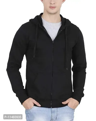 CYCUTA Latest Collection Sweatshirts for Men for Normal Use (Large, Black)