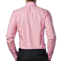 CYCUTA Cottton Shirts for Men,Formal Use Shirts for Men, Available Sizes M=38,L=40,XL=42 (Pink, Small)-thumb2