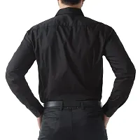 CYCUTA Cottton Shirts for Men,Formal Use Shirts for Men, Available Sizes M=38,L=40,XL=42 (Black, Small)-thumb2