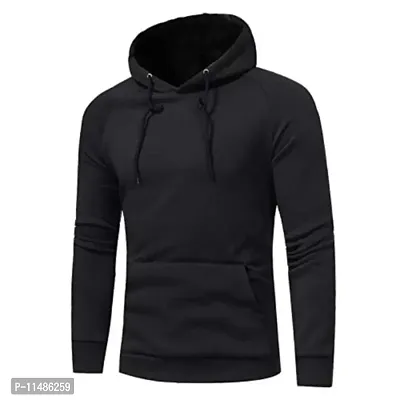 CYCUTA Latest Collection Sweatshirts for Men for Winter Wear(Large, Black)-thumb0