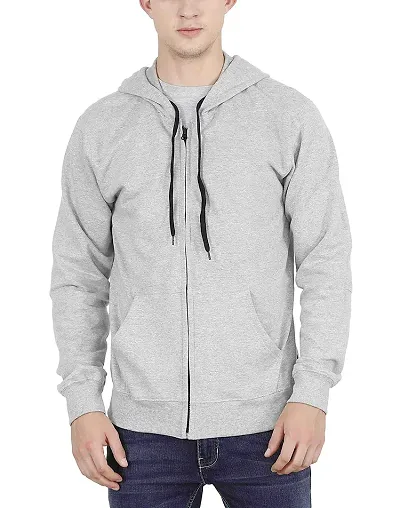 Ideation Men's Hooded Neck, Zipper and Round Neck Hoodie