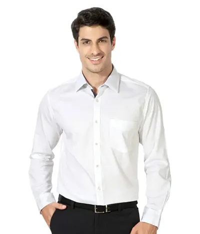CYCUTA Plain Cottton Shirts for Men,Pure Cotton Shirts for Men, Available Sizes M=38,L=40,XL=42
