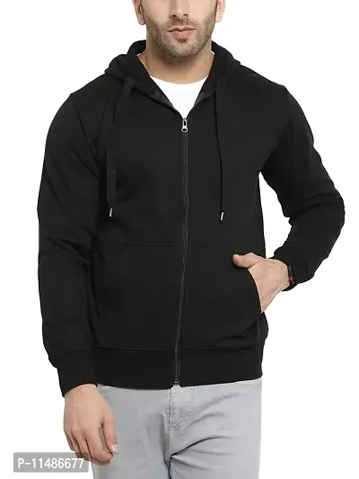 CYCUTA Latest Collection Sweatshirts for Men for Regular Use (Large, Black)