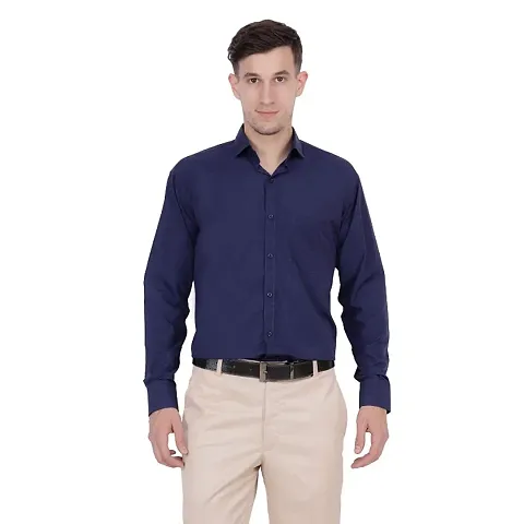 Mens Regular Fit Full Sleeve Cott