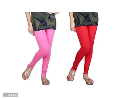 Womens Regular Fit Full Size Churidar Legi For Summer Wear Full Length(Combo-2)