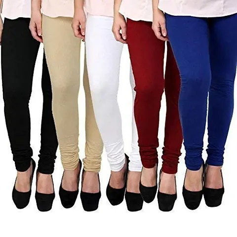 Buy Womens Stretch Fit Cotton Lycra Leggings Pack of 2 Online In India At  Discounted Prices