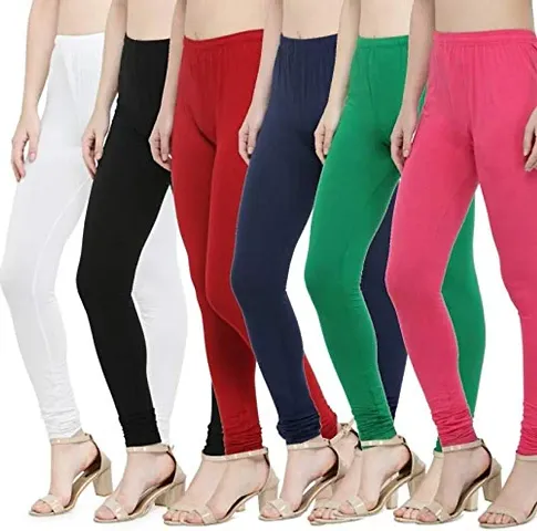 Women's Solid Leggings Combo