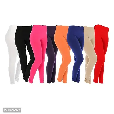 Sinny Fit Regular Fit Churidar For Free Size Cotton Summer Wear Legging For Women Combo-8