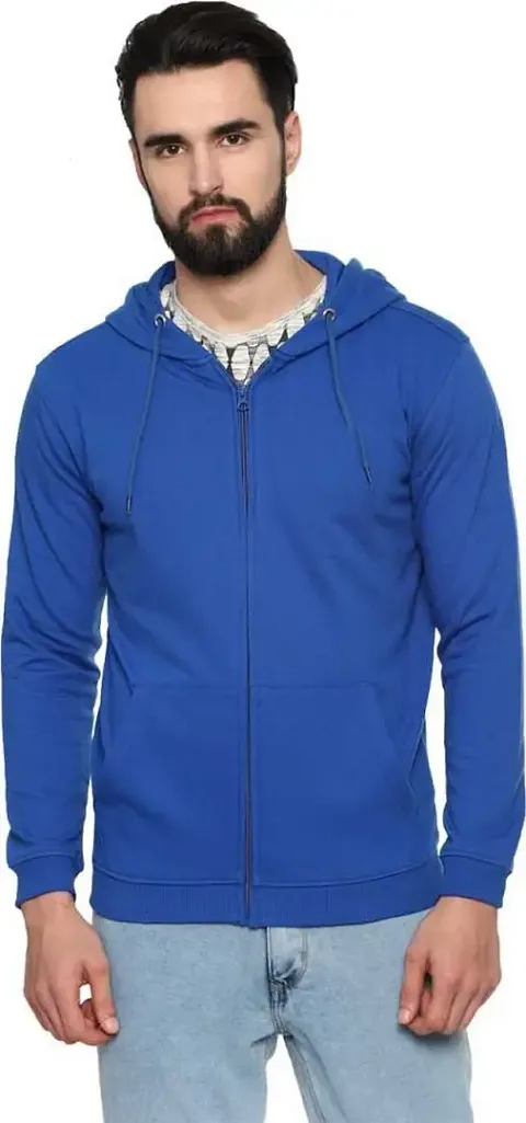 Mens Regular Fit Full Sleeve Zipper Men