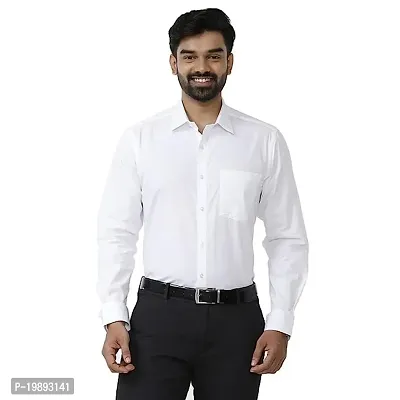 Classic Cotton Solid Formal Shirts for Men-thumb0