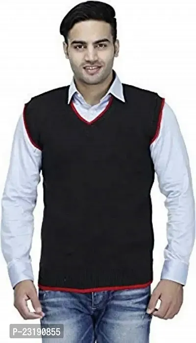 Classic Wool Solid Sweaters for Men-thumb0