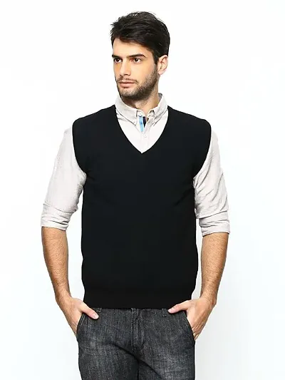 Zakod Latest Collection Half Sleeve Wool Sweater For Men For Regular Wear,Available Sizes M=38,L=40,XL=42
